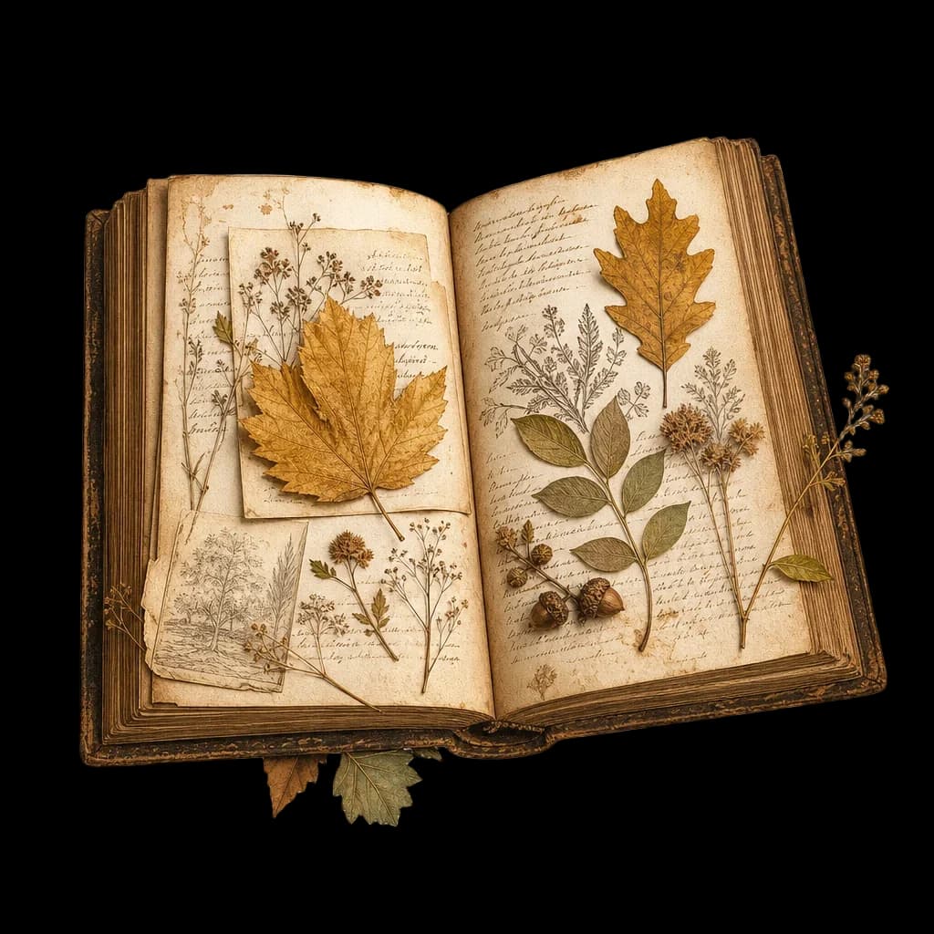 Autumn Library Vintage Clipart Bundle — book clip art